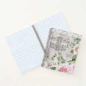 カフェフランスのパリジャンフローラウッドボード ノートブック (内部)