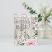 カフェフランスのパリジャンフローラウッドボード ポストカード (スタンド正面)