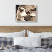 カフェプリン キャンバスプリント (インサイチュ (寝室))