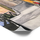 カフェプロヴァンスフランス – ポスター (角)