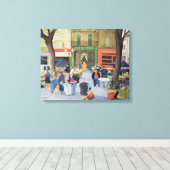 カフェプロヴァンス キャンバスプリント (インサイチュ (ウッドフロア))