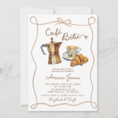 カフェベベビーブランチシャワー招待状 招待状 (正面)