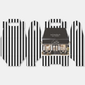 カフェベベーブブラック&ホワイトパリベビーシャワー フェイバーボックス (見開き)