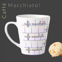 カフェマクシアートオンレインボグリッド カフェラテマグ