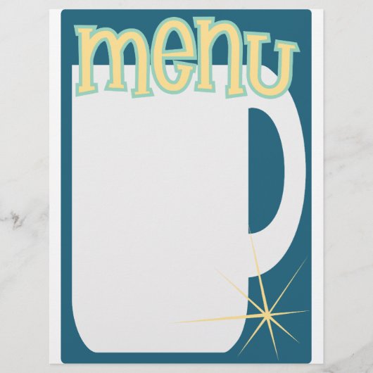 カフェメニュー (正面)