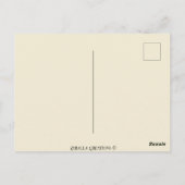 カフェモカイタリアンフラッグコーヒーポット | ポストカード (裏面)