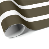 カフェモチャニュートラルストライプホテル ラッピングペーパー (ロールコーナー)