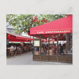 カフェモンパルナスパリ，フランス，旅行はがき ポストカード