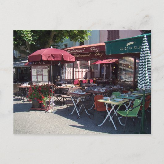 カフェライフinフランス ポストカード (正面)