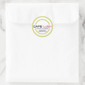 カフェラッシ・ステッカー ラウンドシール (バッグ)