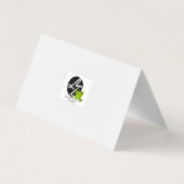 カフェラテカスタマイズ広告可能な曲げ 名刺 (裏面)