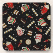 カフェラテクリスマスコアスター コースター (正面)