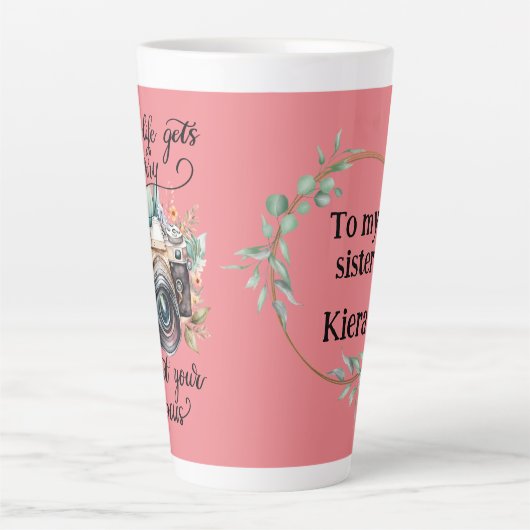 カフェラテマグ (正面)