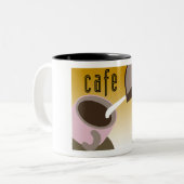 カフェラテマグ ツートーンマグカップ (正面左)