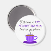 カフェラテ マグネット (正面/裏面)