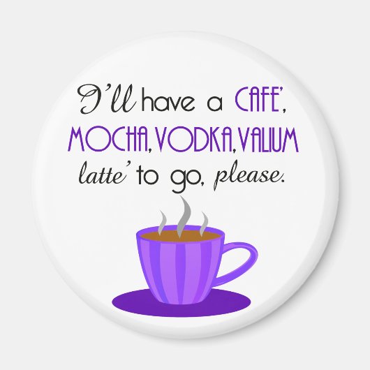 カフェラテ マグネット (正面)