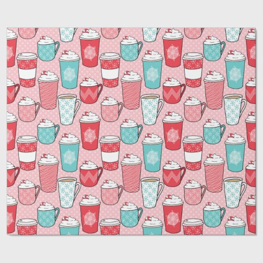 カフェレイトウィンタータイムラッピング紙 ラッピングペーパー (シーム)