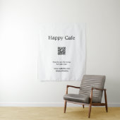 カフェレストランのスキャンを参照してメニュー注文QRホテル タペストリー (インサイチュ)