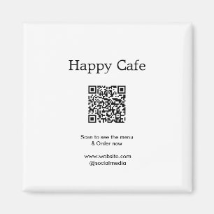 カフェレストランのスキャンを参照してメニュー注文QRホテル マグネット