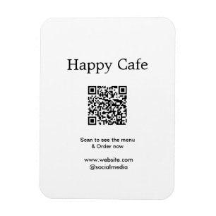 カフェレストランのスキャンを参照してメニュー注文QRホテル マグネット