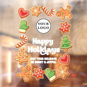 カフェレストランベーカリークリスマス  ウィンドウサイン