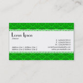 カフェレトロ（うろこ） – 魚の鱗のパターン 名刺 (裏面)