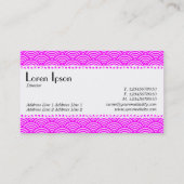 カフェレトロ(うろこ) – 魚の鱗のパターン 名刺 (裏面)