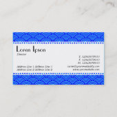 カフェレトロ(うろこ) – 魚の鱗のパターン 名刺 (裏面)