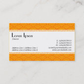 カフェレトロ(うろこ) – 魚の鱗のパターン 名刺 (裏面)