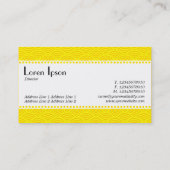 カフェレトロ（うろこ） – 魚の鱗のパターン 名刺 (裏面)