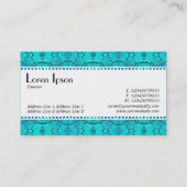 カフェレトロ(スカロップ) – アクアブルーフェスティバル 名刺 (裏面)