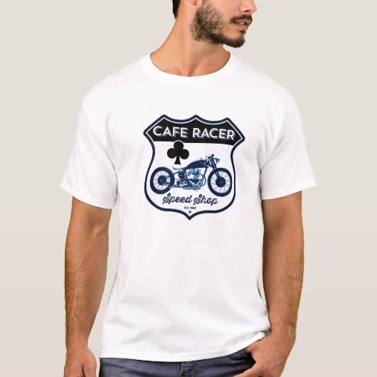 カフェレーサースピードショップ Tシャツ (正面)