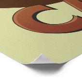 カフェレーサーヴィンテージ ポスター (角)