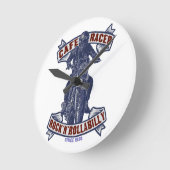 カフェレーサー ラウンド壁時計 (傾斜)