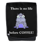 カフェロッタ暗号はコーヒーを欲しがっている バックパック (正面)