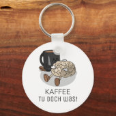カフェートゥはコフエインだった キーホルダー (正面)