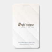 カフェーナ バッジ (正面)