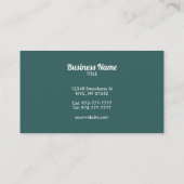 カフェ名刺 名刺 (裏面)