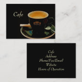 カフェ名刺 名刺 (正面/裏面)