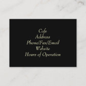カフェ名刺 名刺 (裏面)