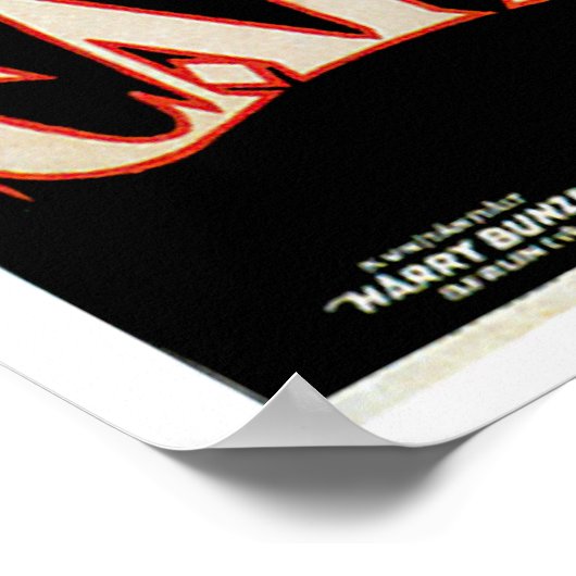 カフェ国立ヴィンテージカフェドリンクアドアート ポスター (角)