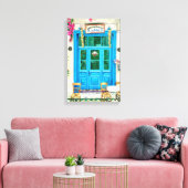 カフェ手書き鉛筆クレヨンアートキャンバスプリント キャンバスプリント (インサイチュ (リビング))