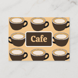 カフェ柄の名刺 名刺