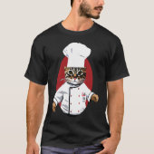 カフェ猫 Tシャツ (正面)