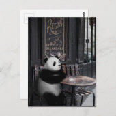 カフェ疑問に思である ポストカード (正面/裏面)