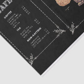 カフェ看板の分離 薄葉紙 (詳細)