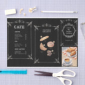 カフェ看板の分離 薄葉紙 (クラフト)