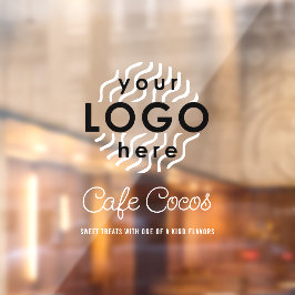 カフェ窓用ステッカー ウィンドウサイン