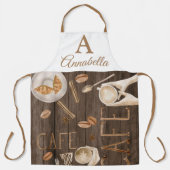 カフェ素朴コーヒーを飲む木の上 エプロン (正面)