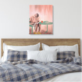 カフェ絵画の キャンバスプリント (インサイチュ (寝室))